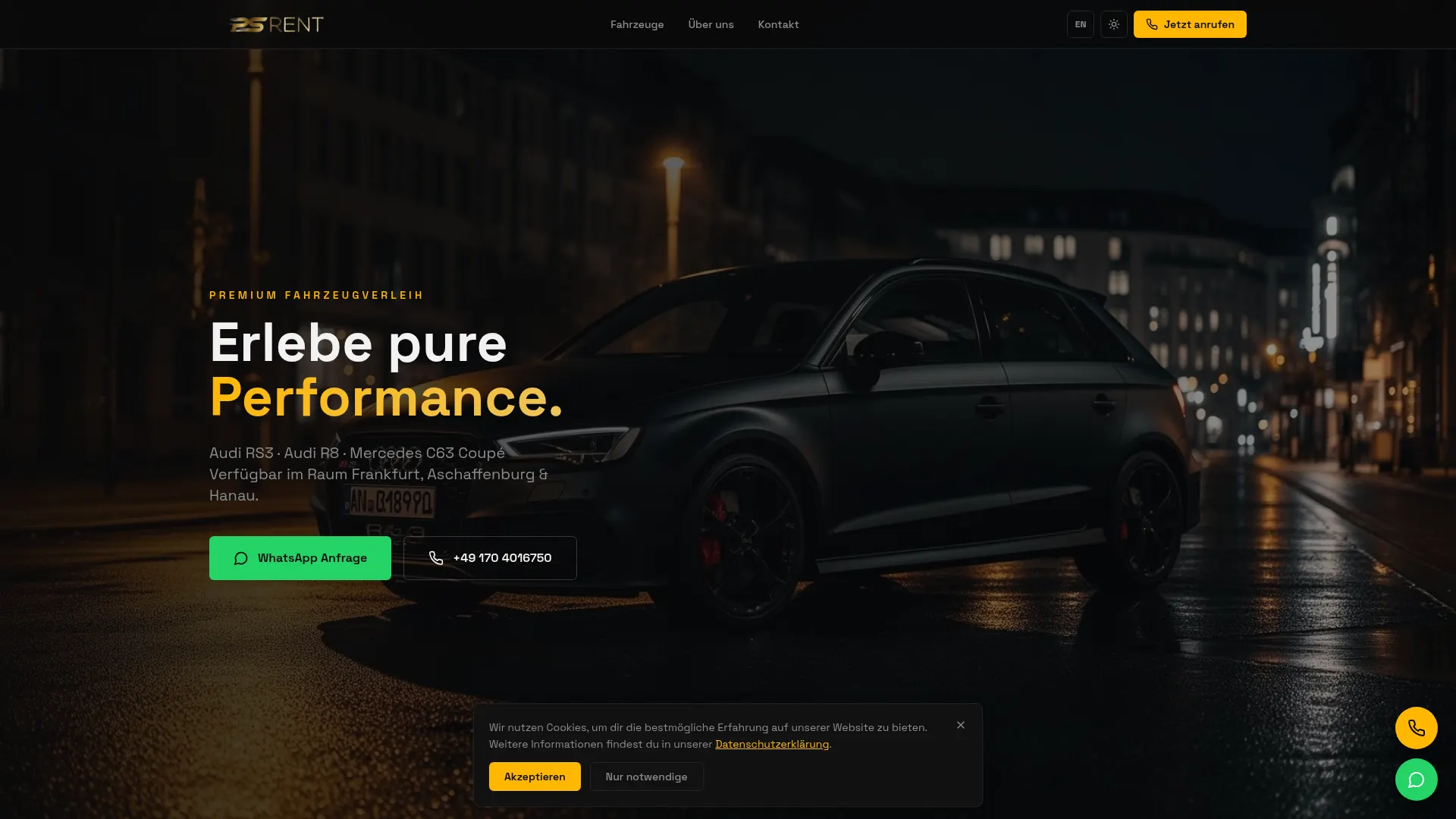 PS-Rent — Plattform