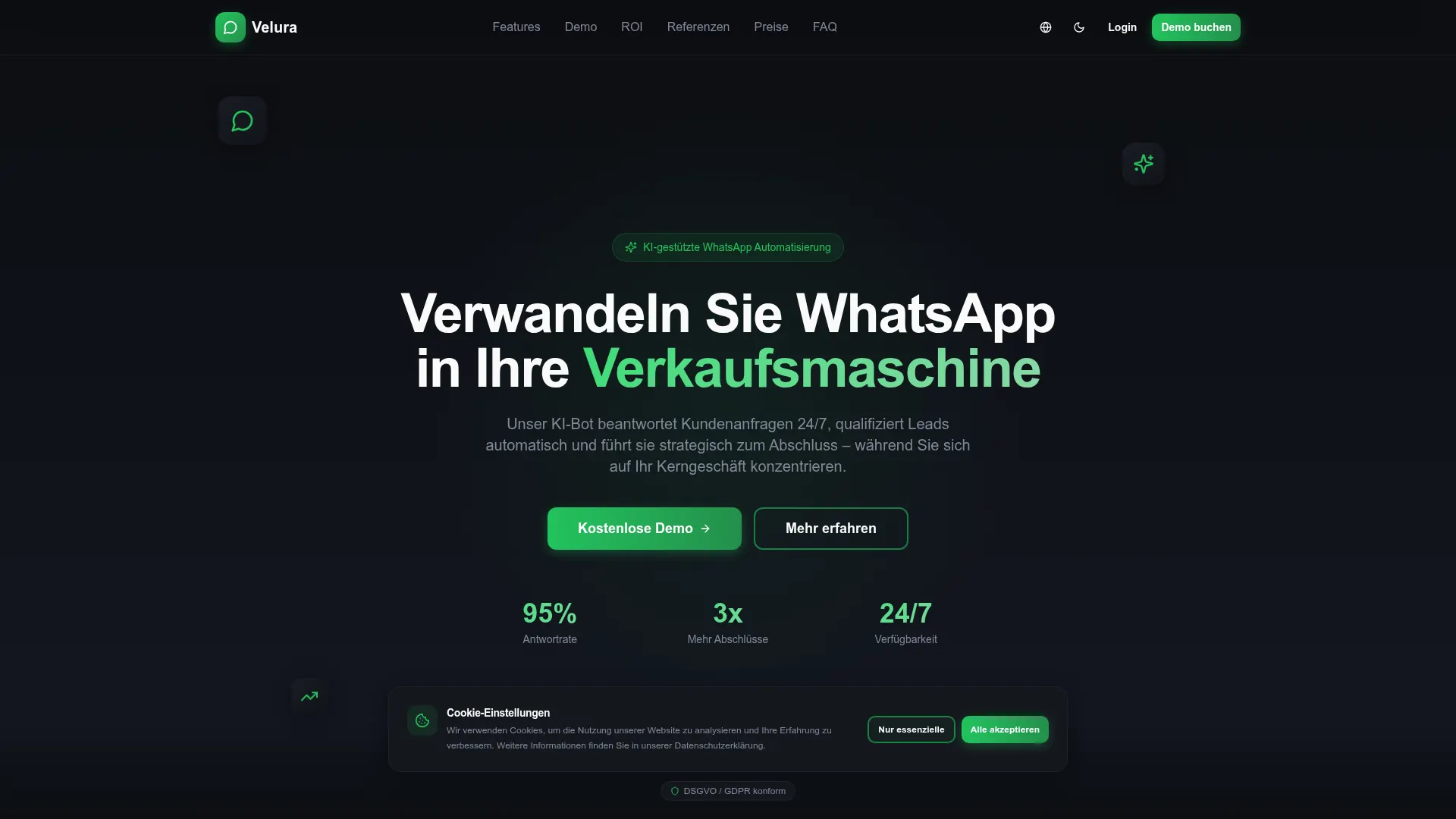 Velura.Pro — SaaS Website